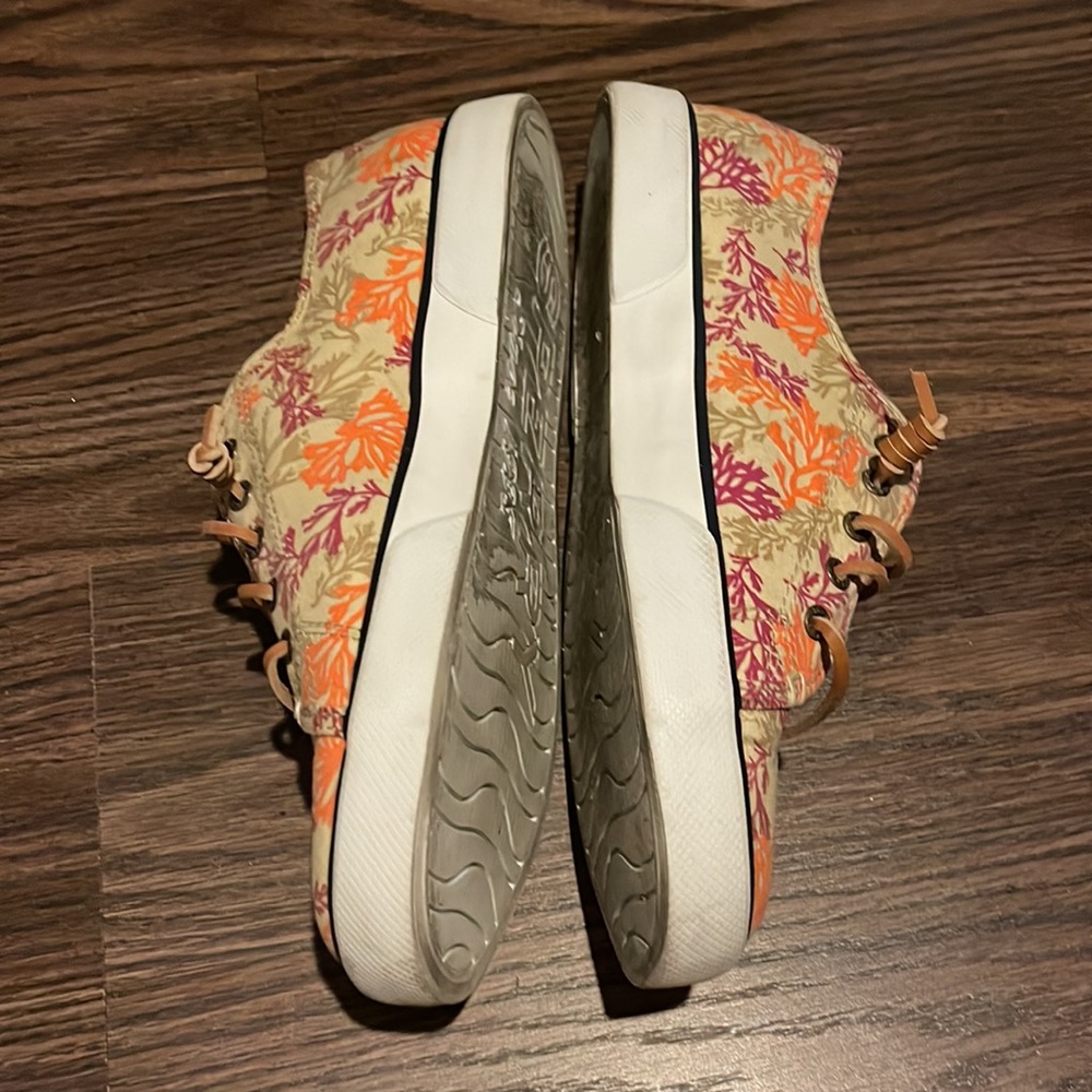 Sperry Topslider With Beautiful Multi-Color Coral… - image 2